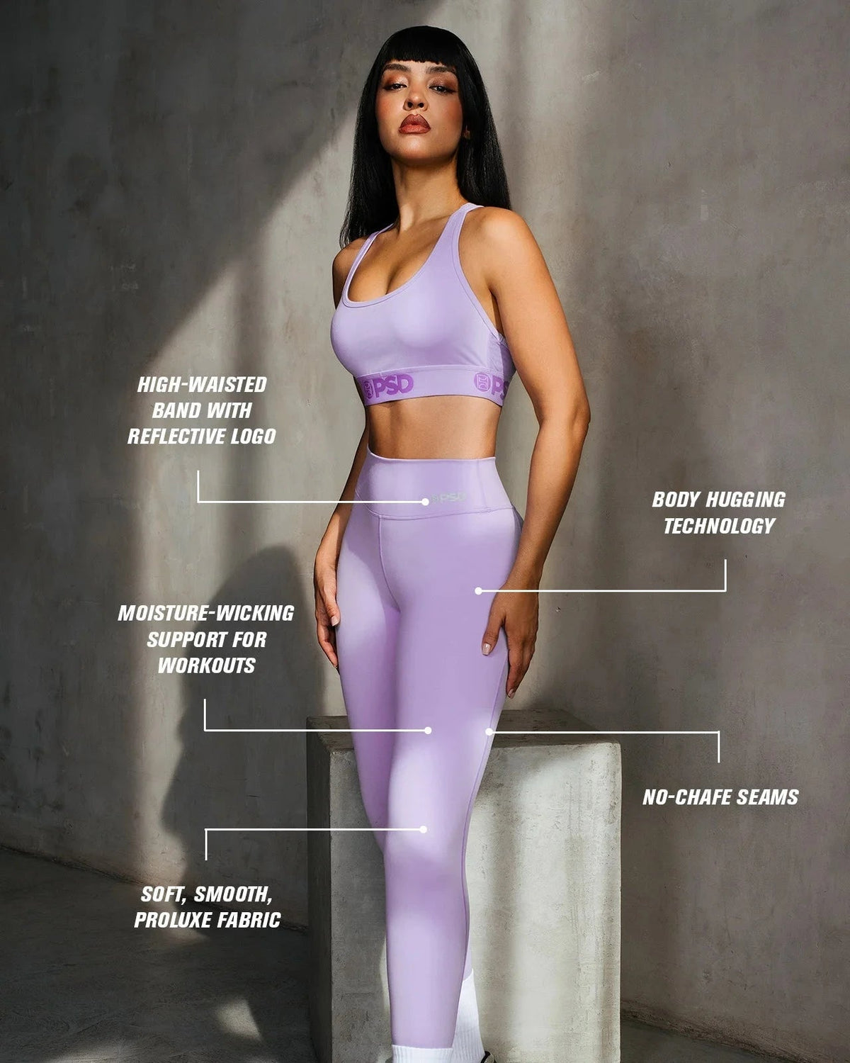Women ProLuxe - Lavender - Legging | PSD
