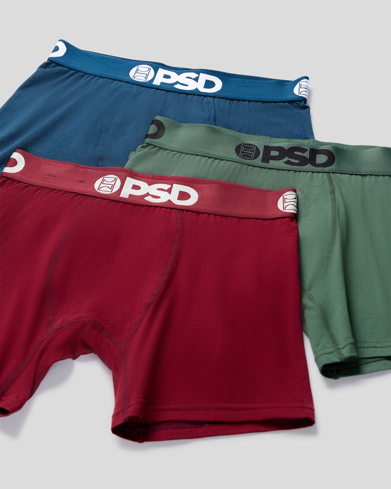 Men Solids 3 Pack - Dark Tones - Mid Length - Cotton | PSD