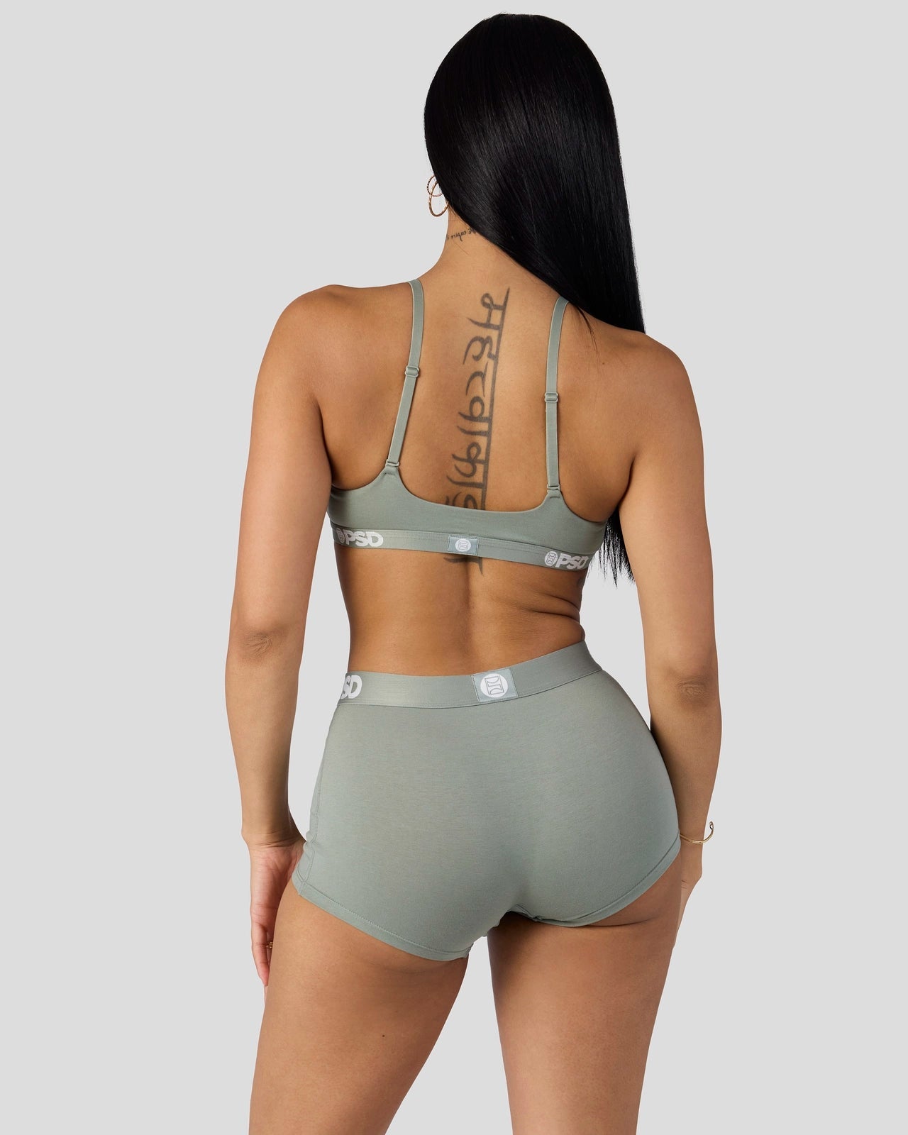 Women|Sale Modal Solids - Sage - Scoop Bralette - Modal | PSD