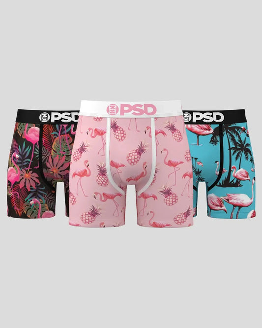 Men 3 Pack - Flamingo Jungle - Mid Length | PSD