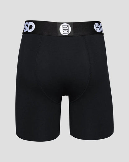 Men Solids 3 Pack - Black - Standard Length - Cotton | PSD
