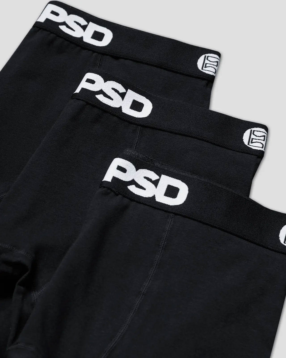 Men Solids 3 Pack - Black - Standard Length - Cotton | PSD