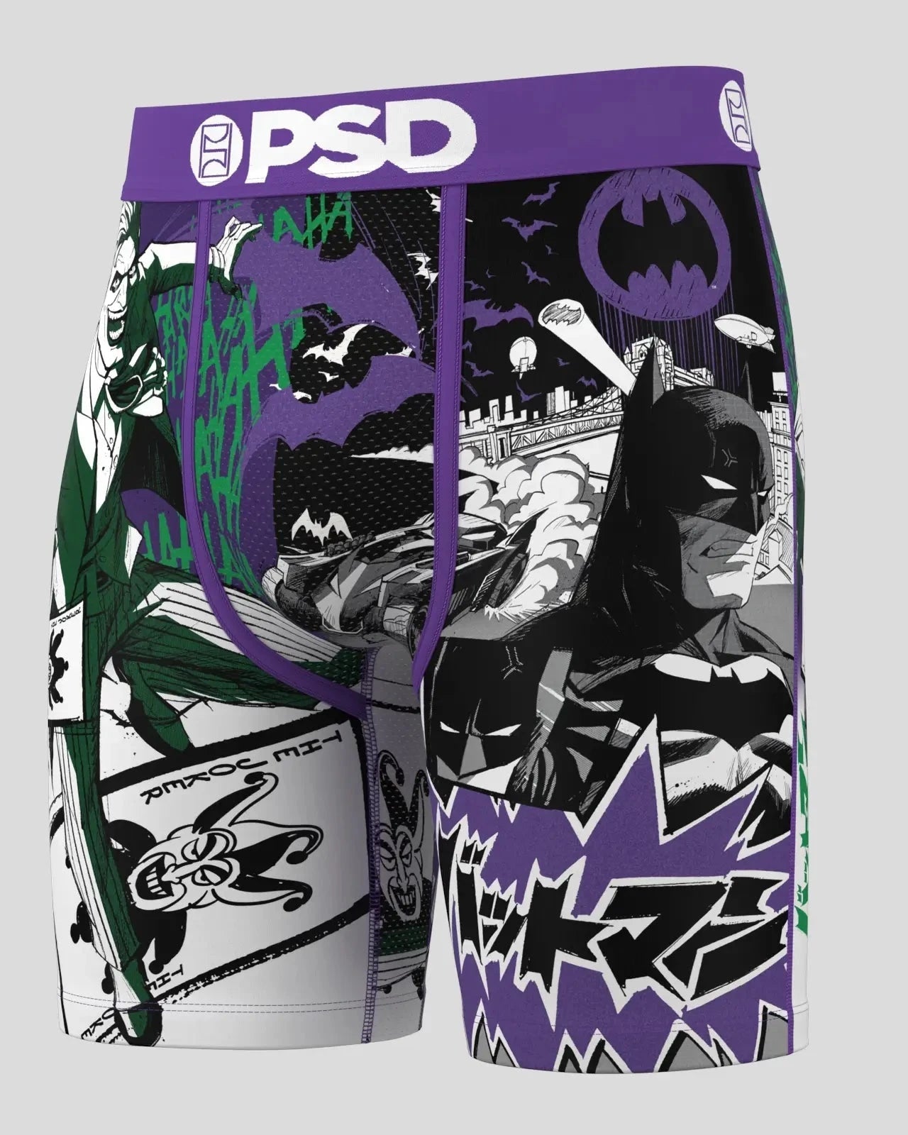 Men DC - Bat Joker Split - Standard Length | PSD