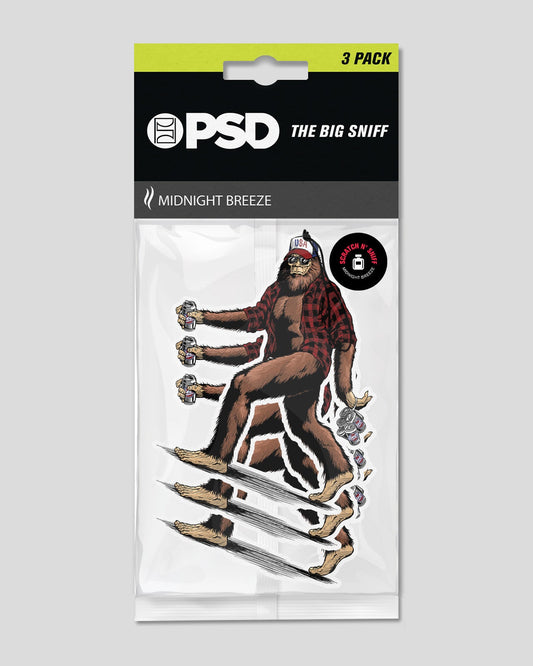 Men 3 Pack - Big Foot - Air Freshener | PSD