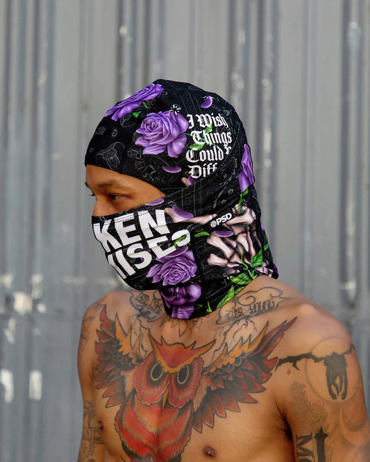 Men Broken Promises - Wish Purp - Hooded Mask | PSD