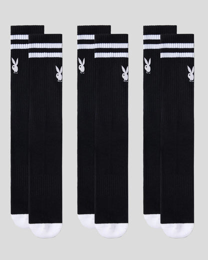 Men Playboy Crew Sock - 3 Pack - Crew Sock | PSD