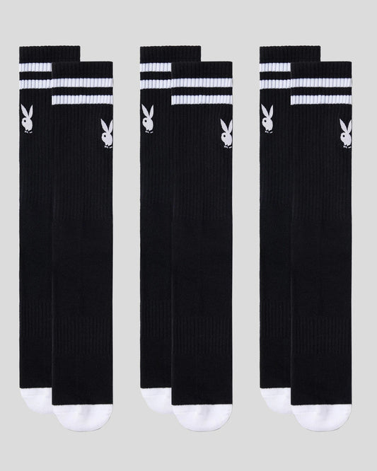 Men Playboy Crew Sock - 3 Pack - Crew Sock | PSD