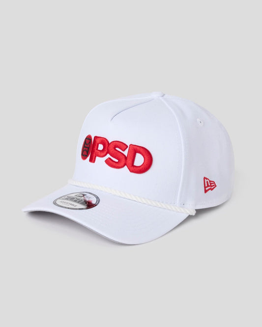 Men|Sale New Era x PSD Logo Hat White/Red - ACCESSORIES | PSD