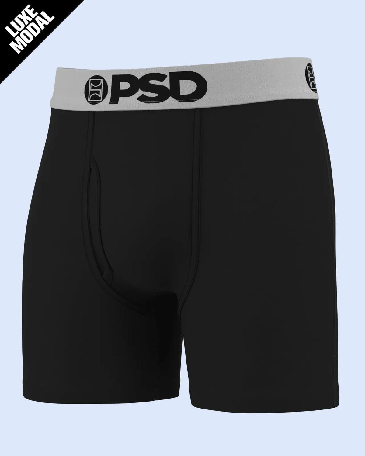 Men Luxe Modal - Black Silver - Mid Length - Luxe Modal | PSD