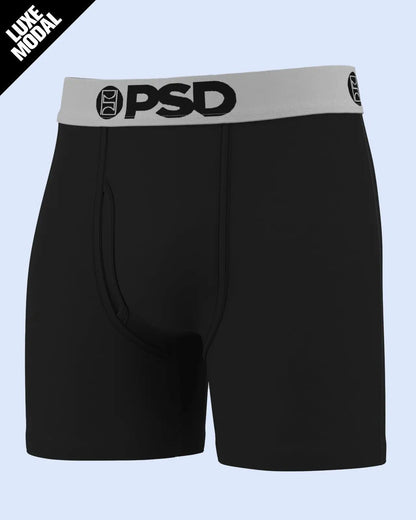 Men Luxe Modal - Black Silver - Mid Length - Luxe Modal | PSD