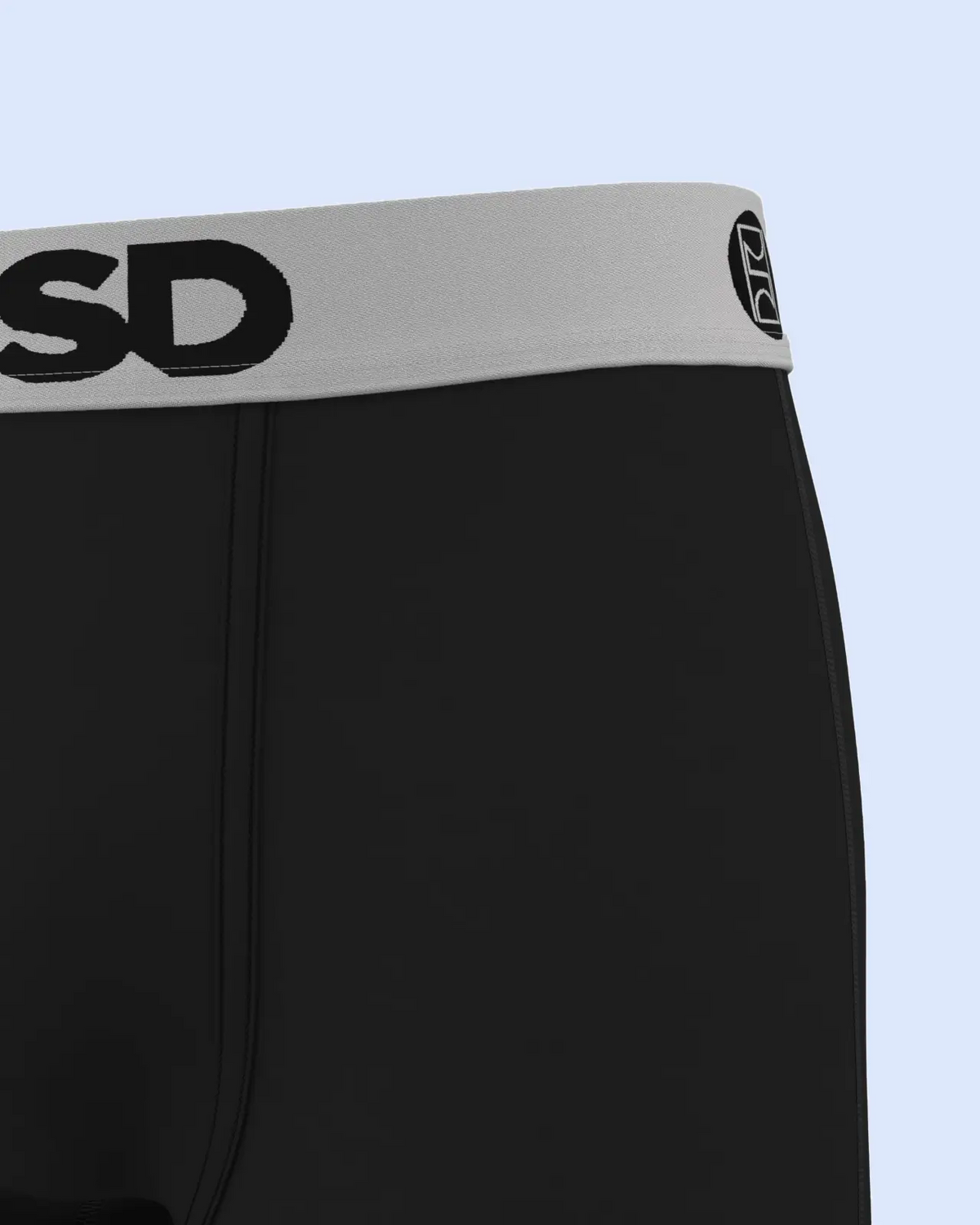 Men Luxe Modal - Black Silver - Mid Length - Luxe Modal | PSD