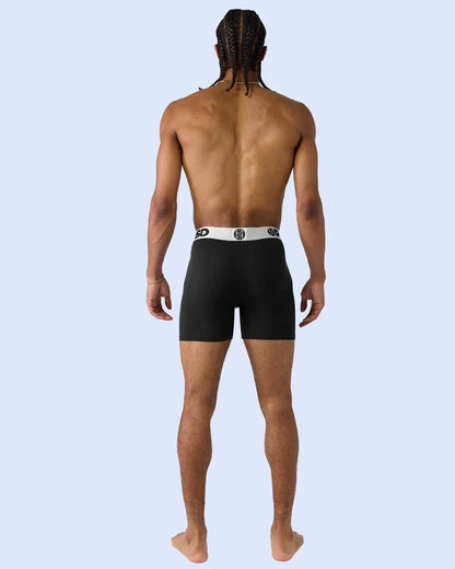 Men Luxe Modal - Black Silver - Mid Length - Luxe Modal | PSD