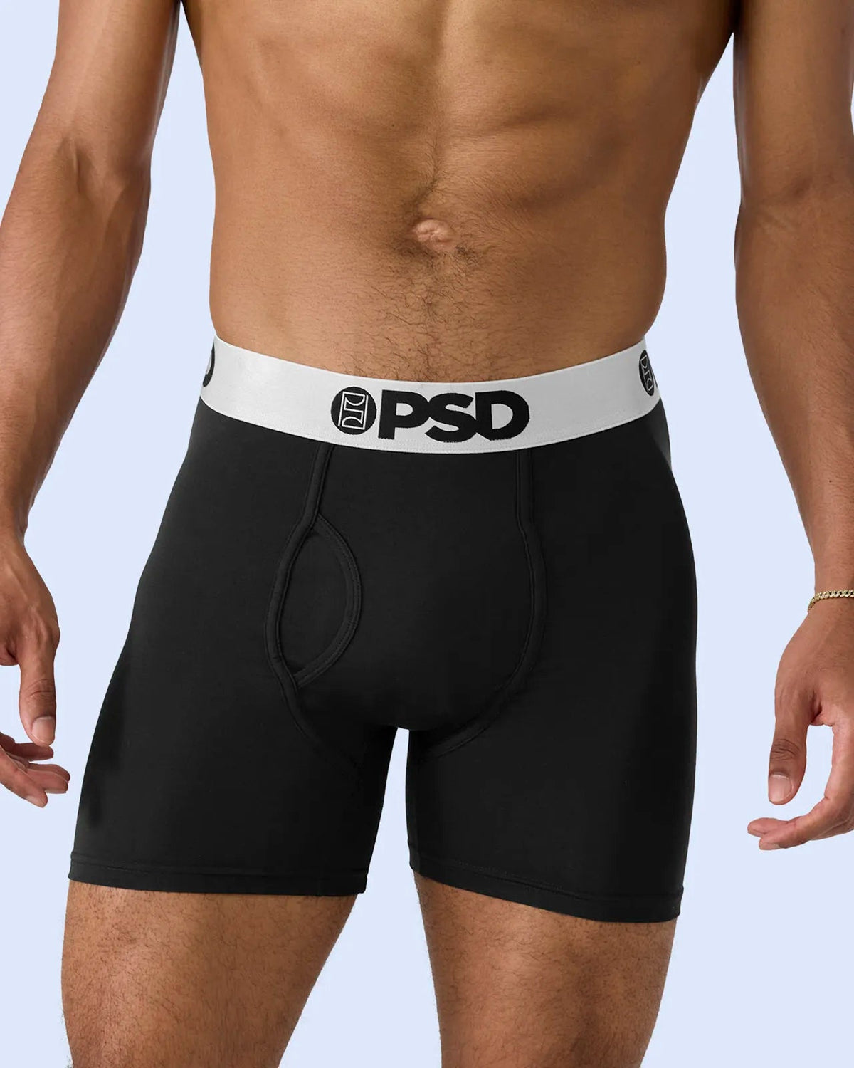 Men Luxe Modal - Black Silver - Mid Length - Luxe Modal | PSD