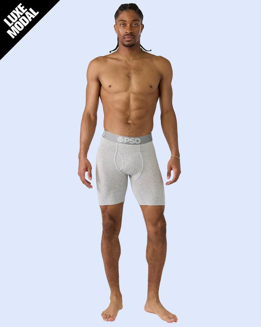 Men Luxe Modal - Heather Gray - Standard Length - Luxe Modal | PSD