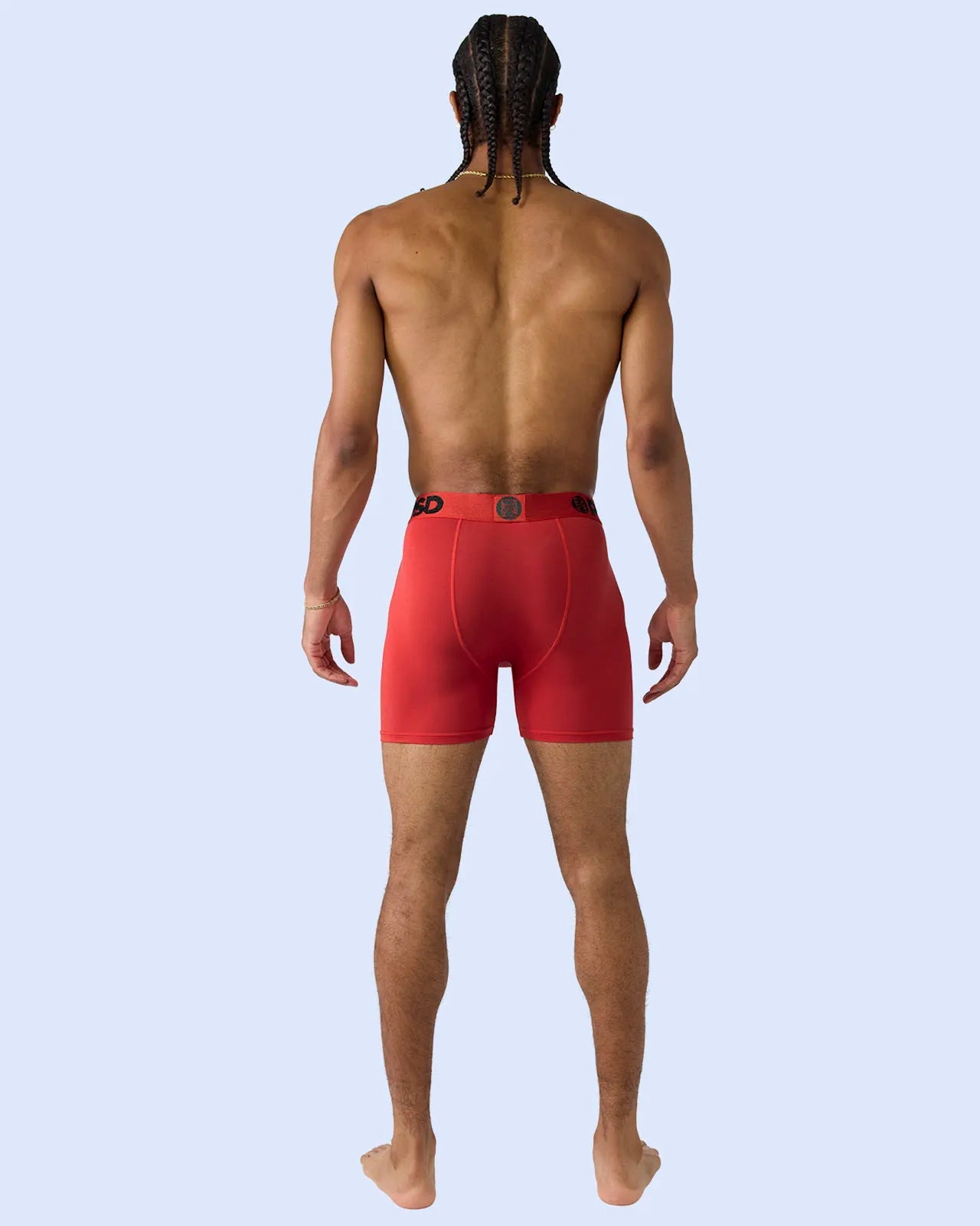 Men Luxe Modal - Metallic Red - Mid Length - Luxe Modal | PSD