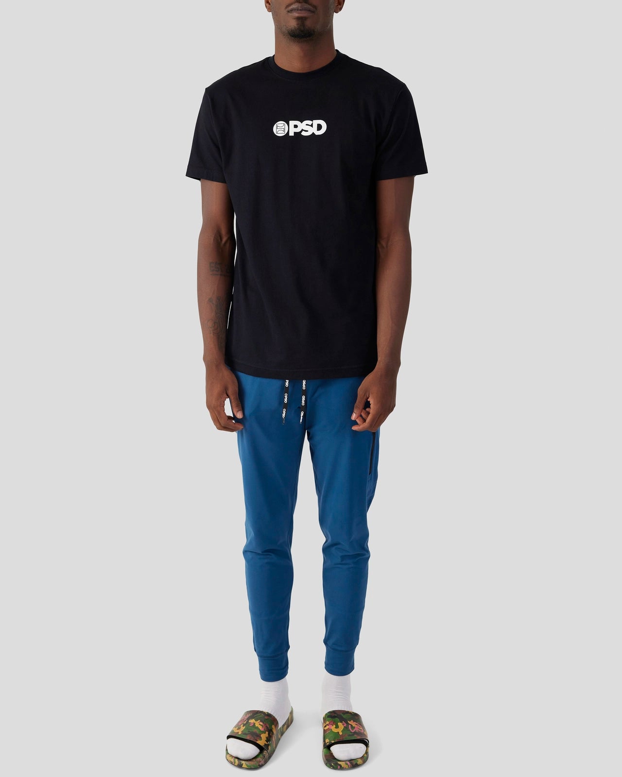 Men|Women Core Logo Tee - Black - Classic Tee | PSD