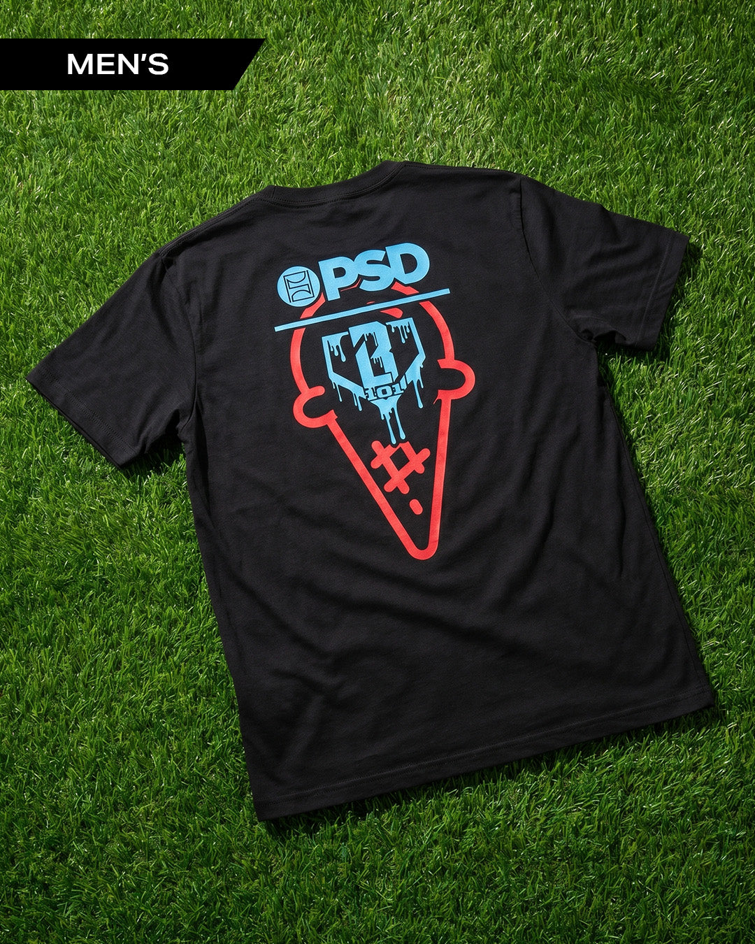 Men Baseball Lifestyle 101 - Black Tee - Graphic Tee | PSD