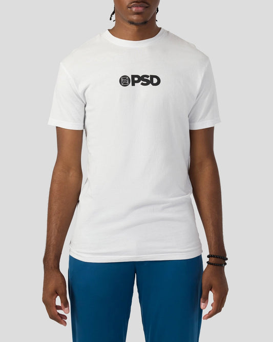 Men|Women Core Logo Tee - White - Classic Tee | PSD