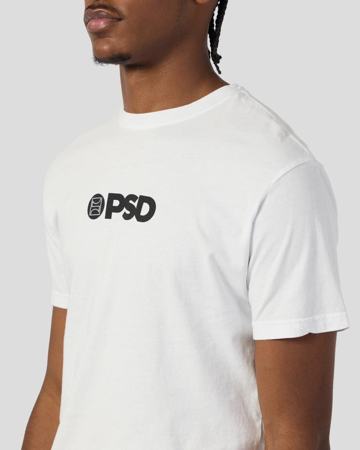 Men|Women Core Logo Tee - White - Classic Tee | PSD