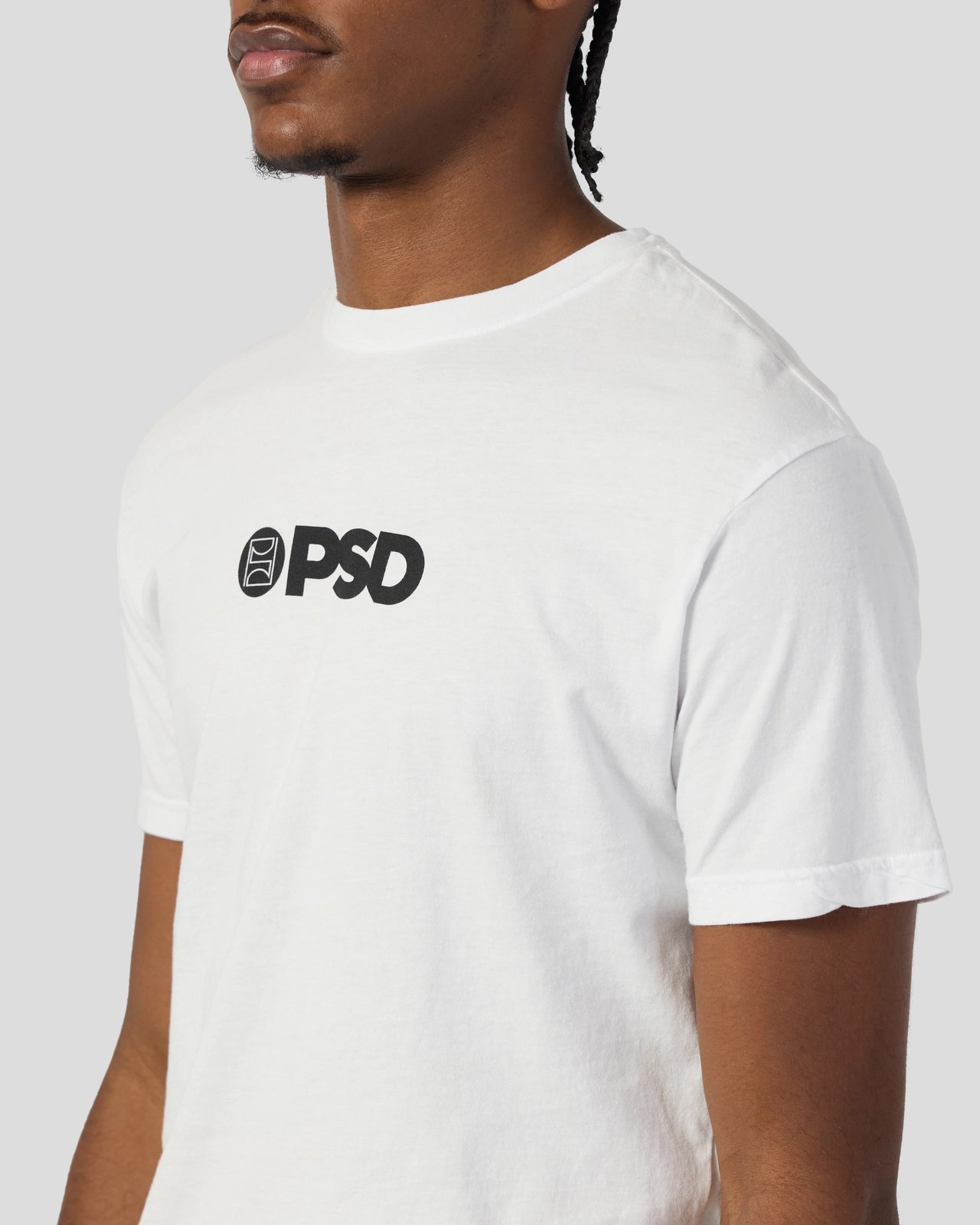 Men|Women Core Logo Tee - White - Classic Tee | PSD