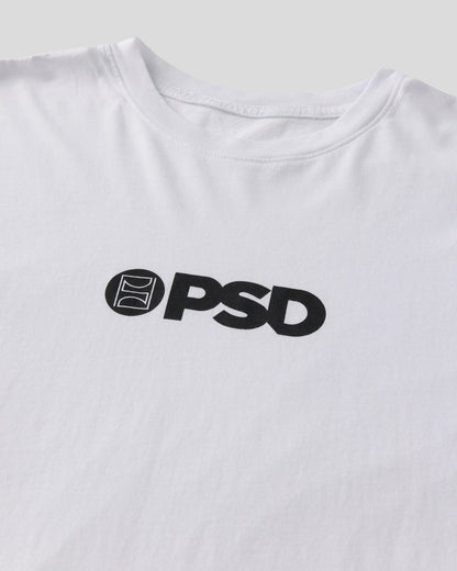 Men|Women Core Logo Tee - White - Classic Tee | PSD