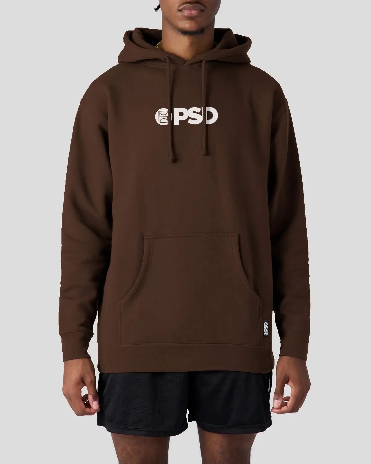 Men PSD Brown Hoodie - Classic Hoodie | PSD