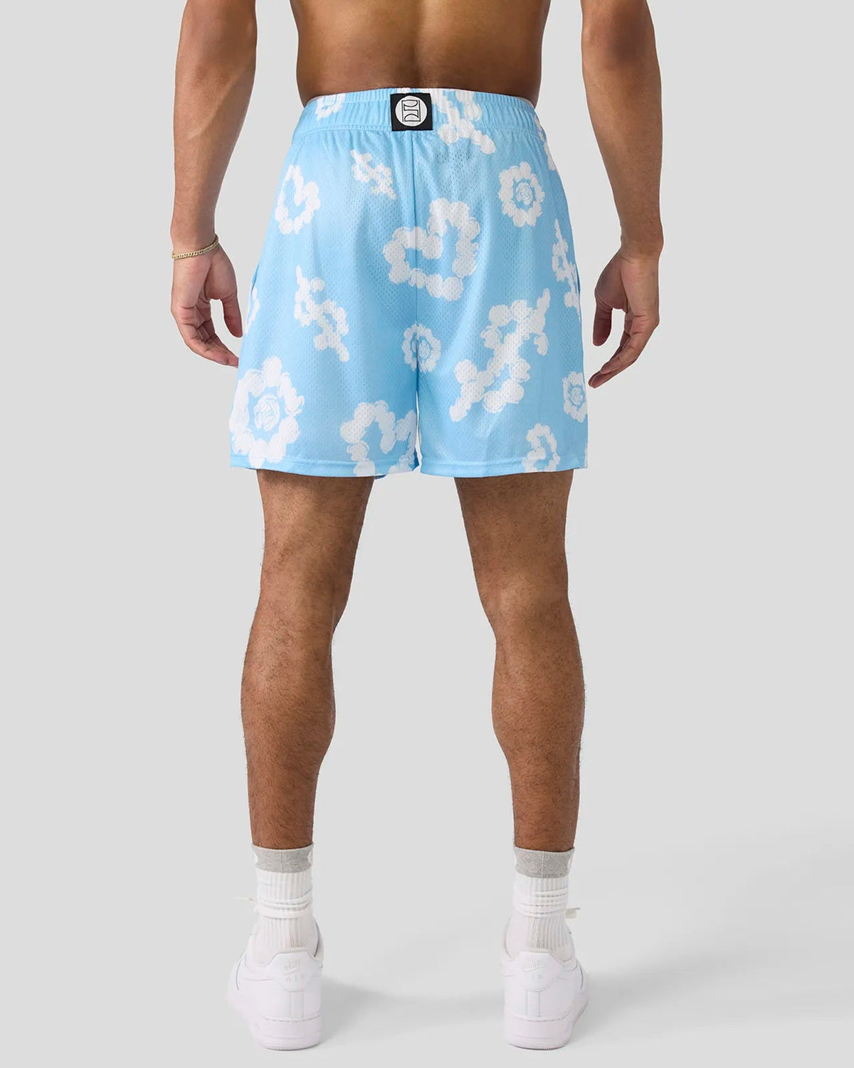 Men Cloud Drops Blue Active Short - Active Short | PSD