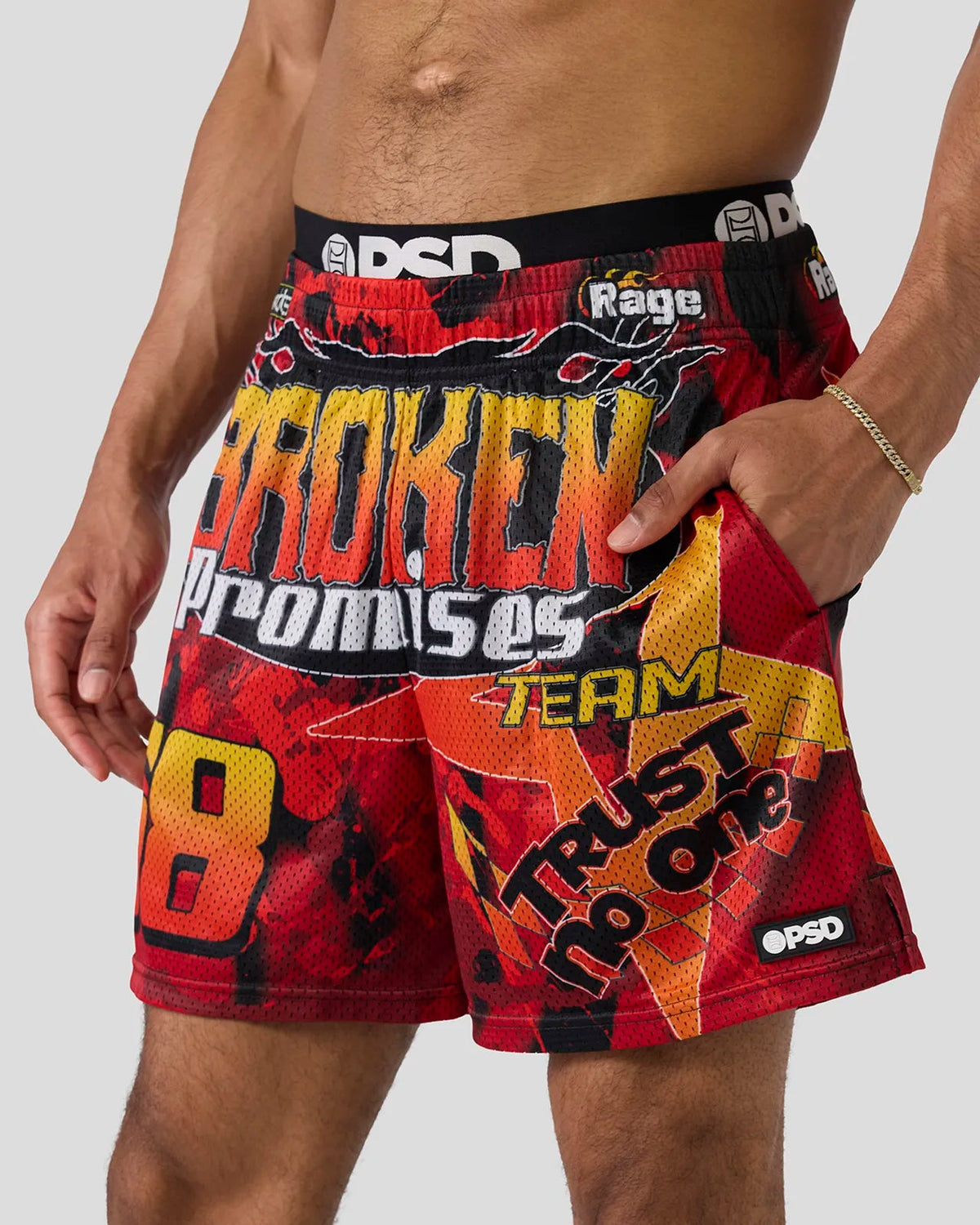 Men Broken Promises - Trust No One Active Short - Active Short | PSD