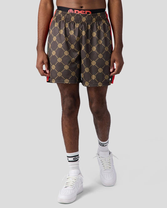 Men Emblem Lux Brown Active Short - Active Short | PSD