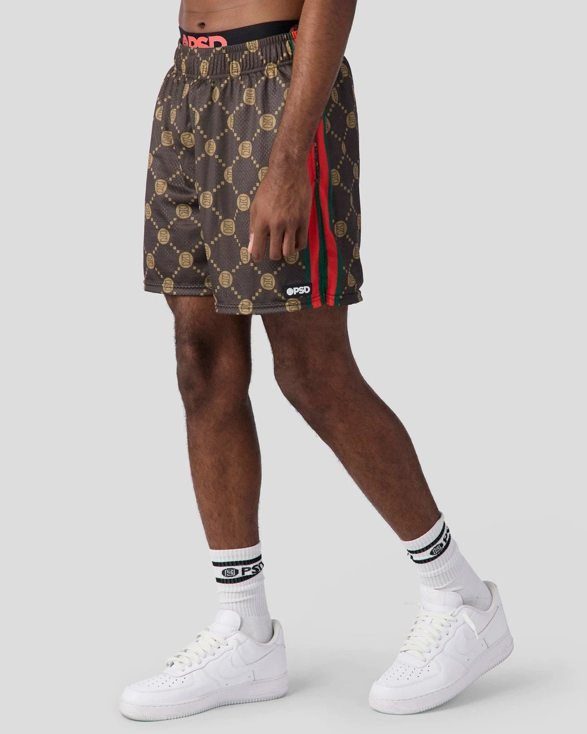 Men Emblem Lux Brown Active Short - Active Short | PSD