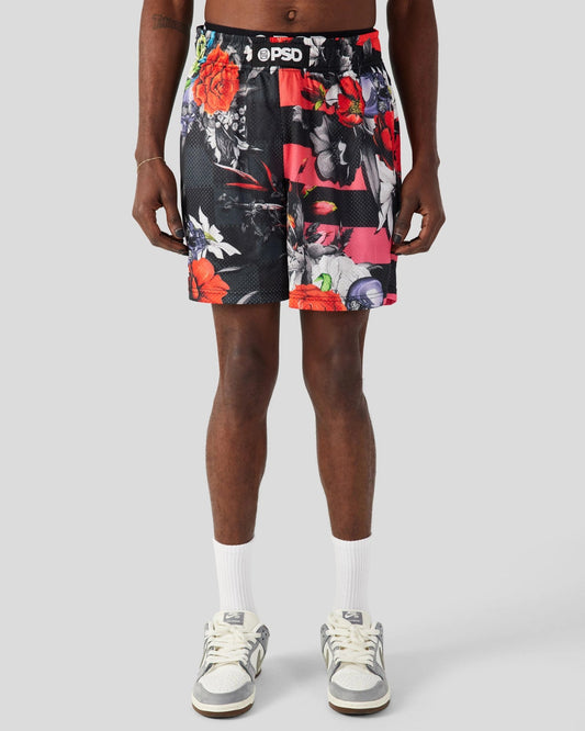 Men Floral Demise Active Short - Active Short | PSD