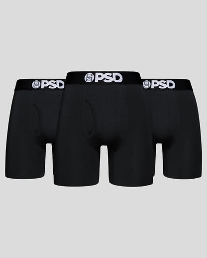 Men Modal 3 Pack - Black - Standard Length - Modal | PSD