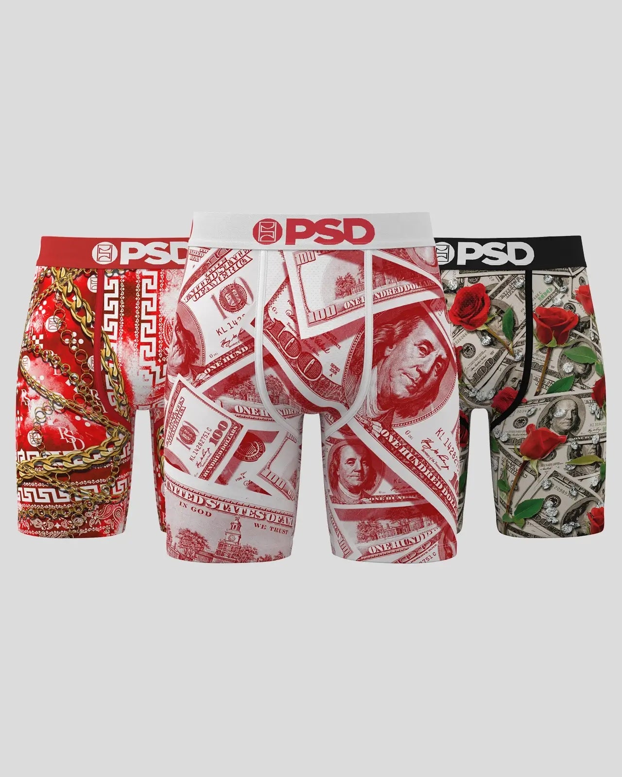 Men 3 Pack - Red Luxury - Standard Length | PSD