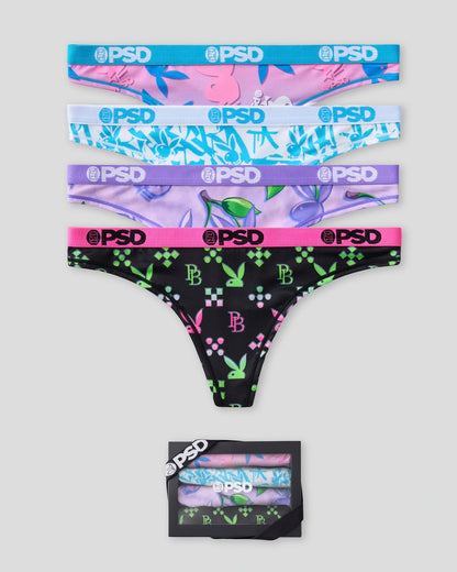 Women 4 Pack - Playboy Blast - Thong | PSD
