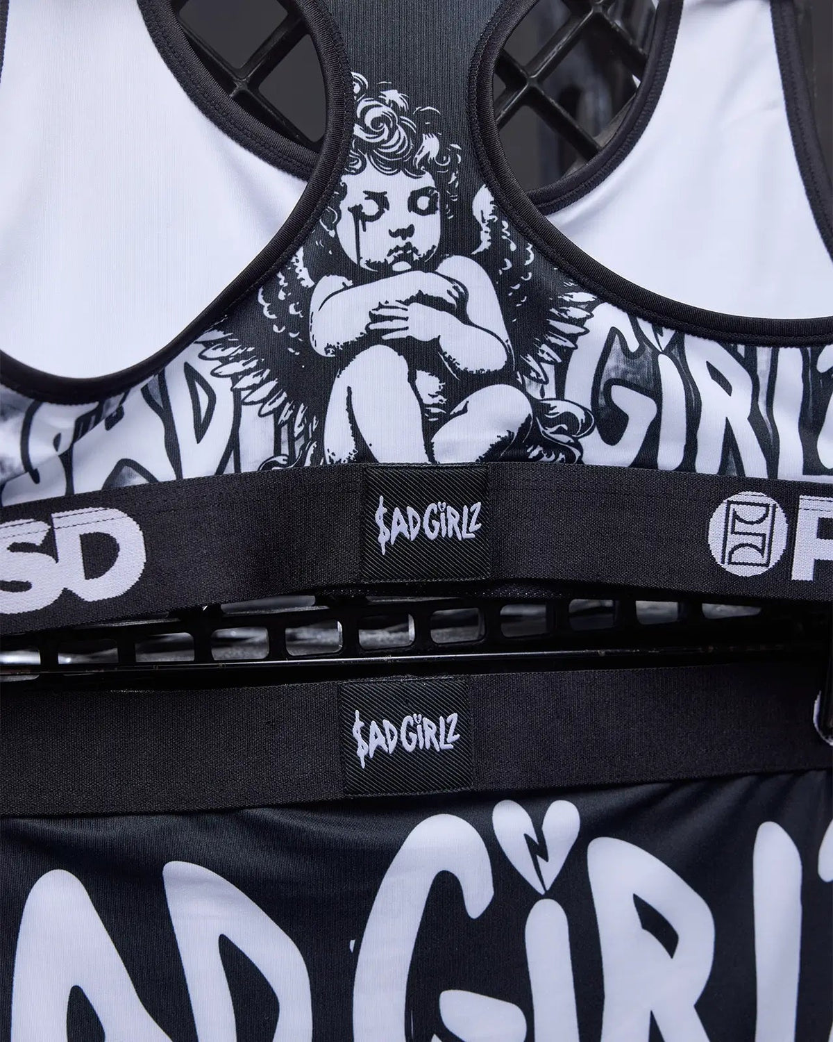 Women Sad Girlz - Sad Angel - Sports Bra | PSD
