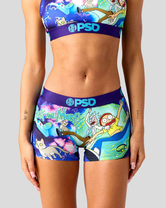Women Rick and Morty - Purple Days - Boy Short | PSD