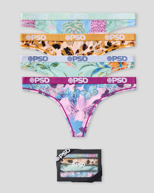 Women 4 Pack - Wild One - Thong | PSD