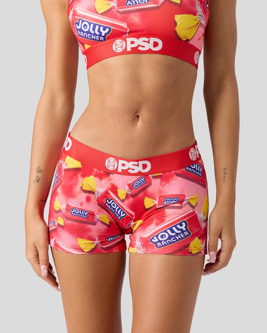 Women Jolly Rancher - Watermelon - Boy Short | PSD