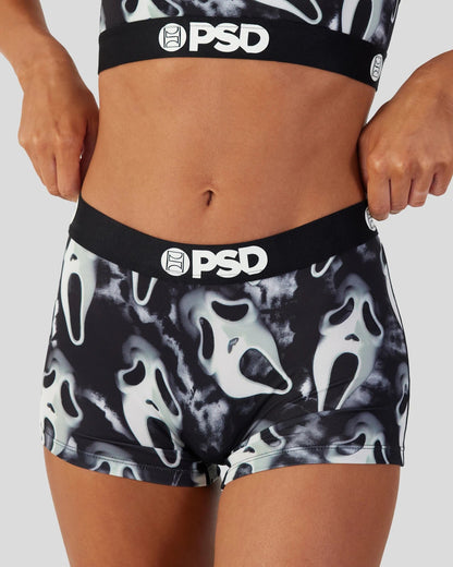 Women Ghost Face - Dark - Boy Short | PSD