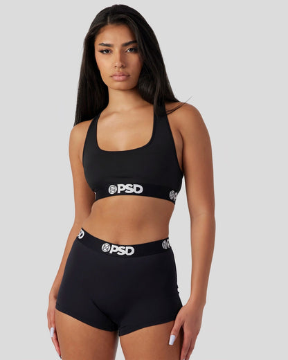 Women Solids - Black - Boy Short | PSD
