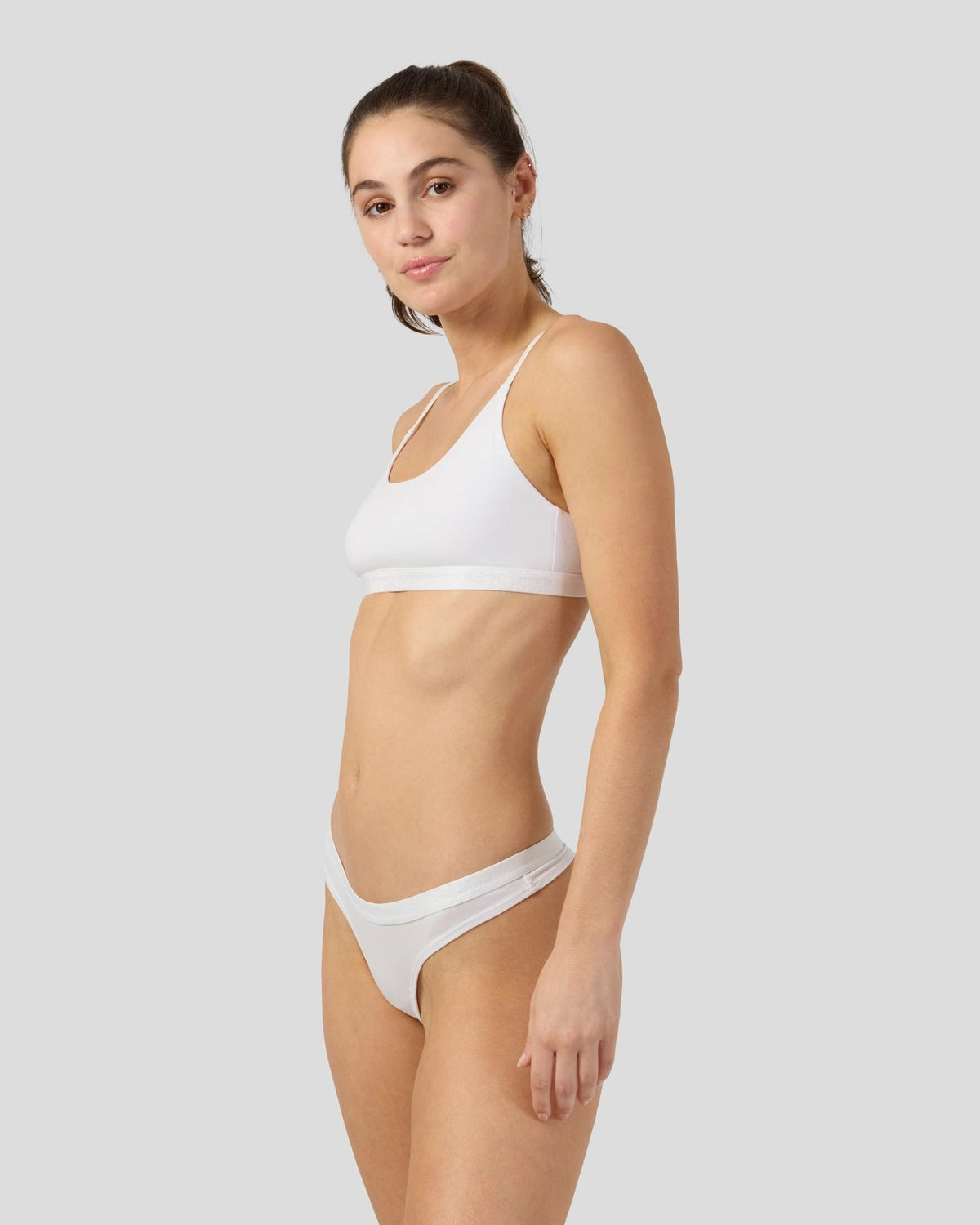 Women Modal Solids - White - Thong - Modal | PSD