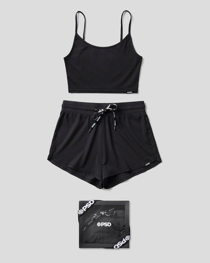 Women Black Modal - Cami Sleep Set - Cami Sleep Set | PSD