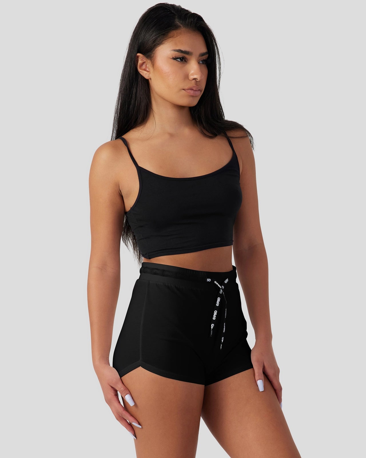 Women Black Modal - Cami Sleep Set - Cami Sleep Set | PSD