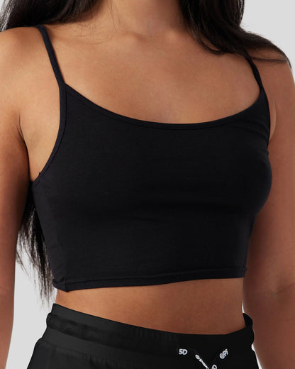 Women Black Modal - Cami Sleep Set - Cami Sleep Set | PSD