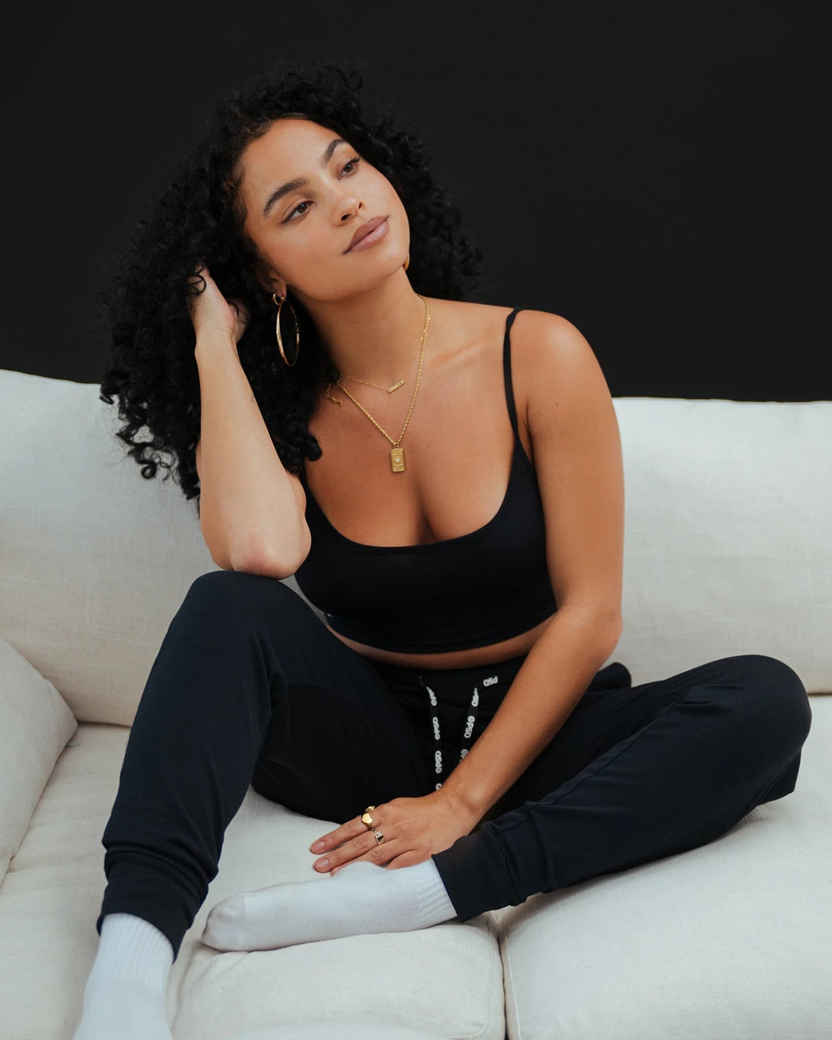 Women Premium Jogger - Black - Jogger - Modal | PSD