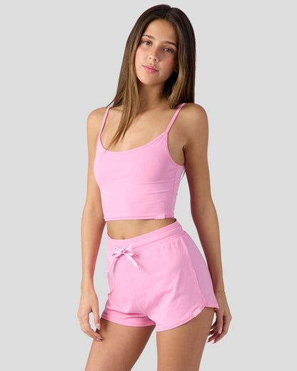 Women|Sale Bubblegum Pink Modal - Cami Sleep Set - Cami Sleep Set | PSD