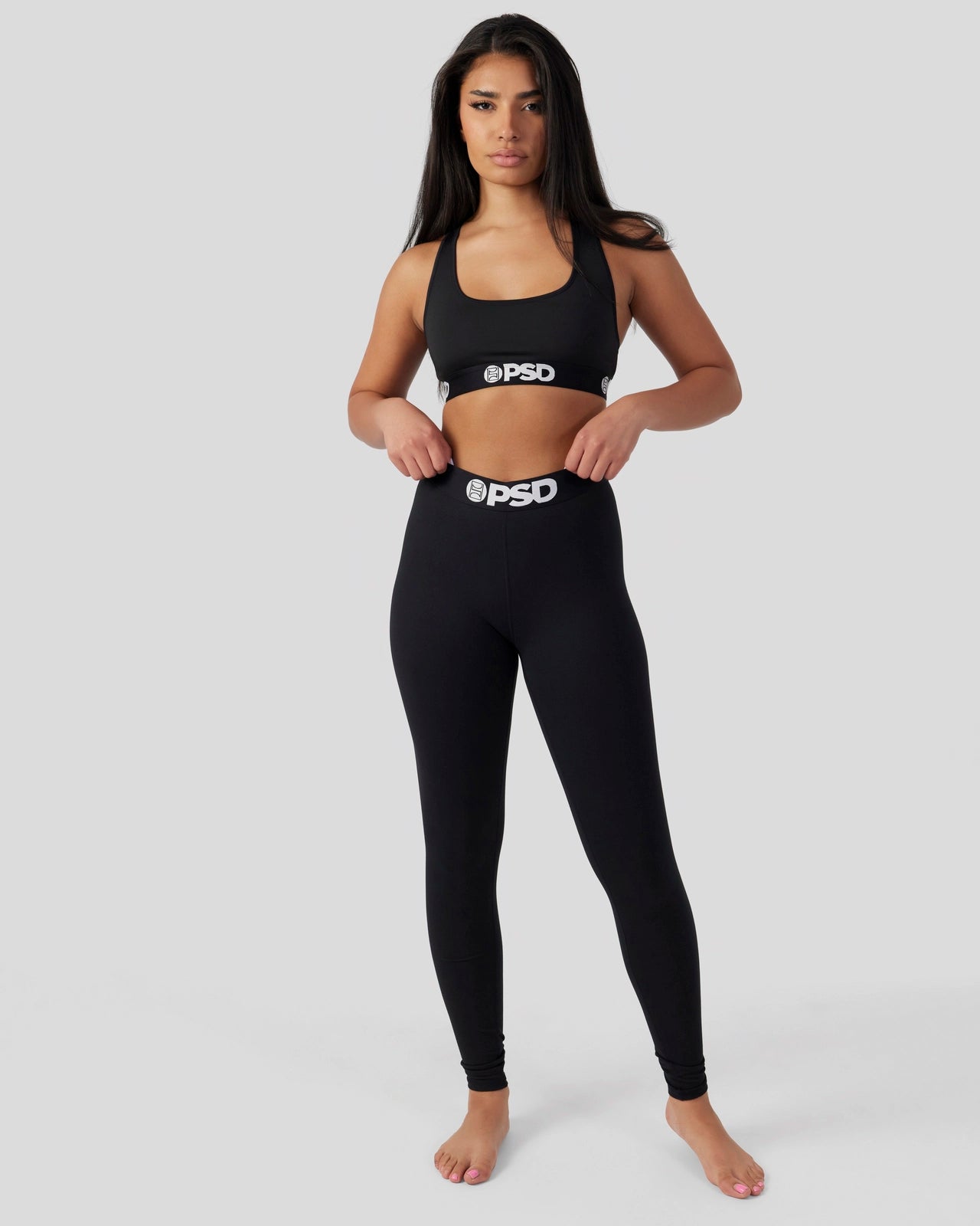 Women|Sale Solids - Black - Legging | PSD