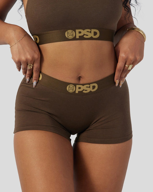 Women Modal Solids - Cocoa - Boy Short - Modal | PSD