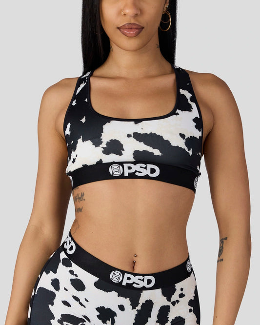 Women Cow Girl - Sports Bra | PSD