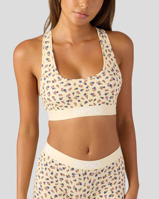 Women|Sale Modal - Western Ditzy - Sports Bra - Modal | PSD